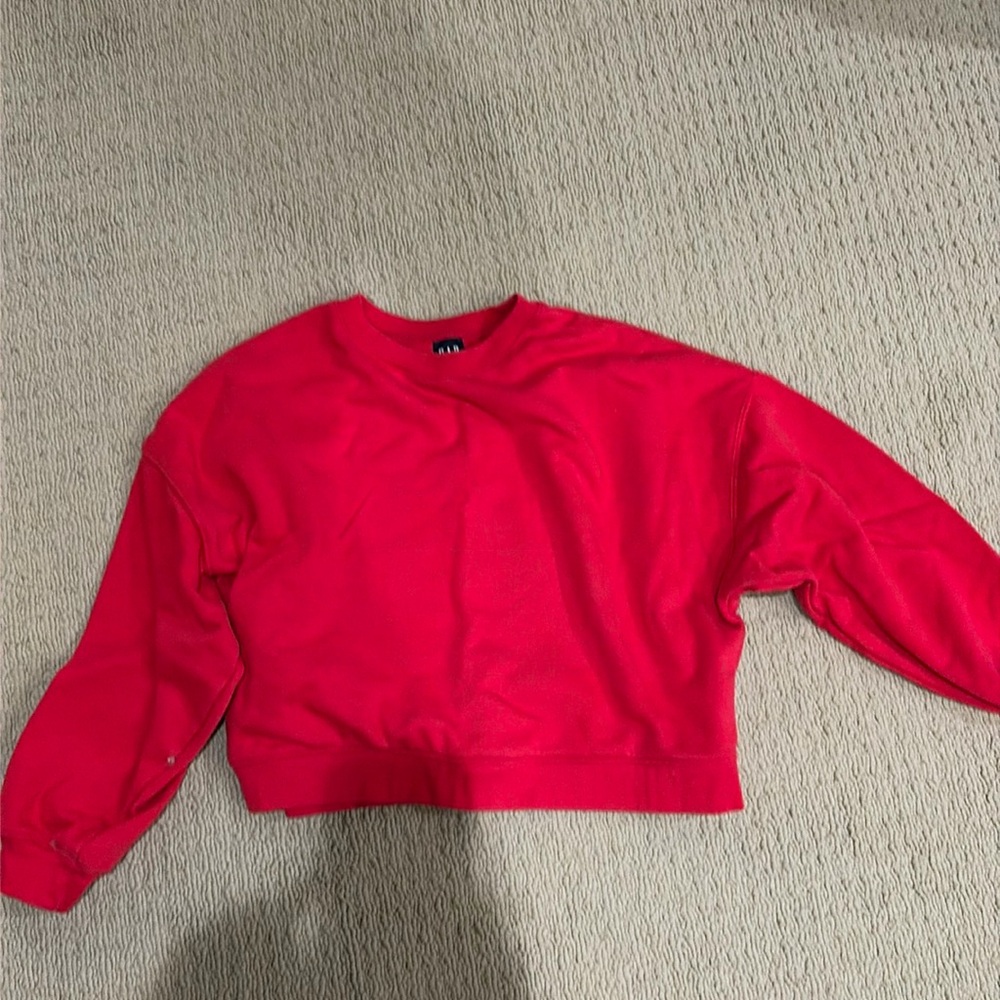 Gap red cropped sweatshirt bundle 3/$15